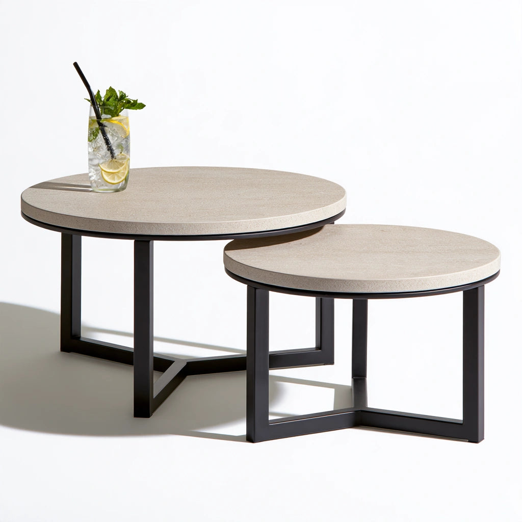 Stolik kawowy, o nowoczesnej formie, kolor: szary